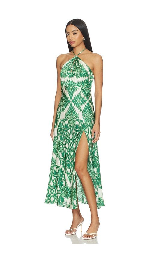 Stella Long Dress in Green. - size M (also in XS) - Poupette St Barth - Modalova