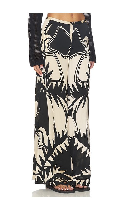 Clea Pant in Black. - size M (also in S) - Poupette St Barth - Modalova