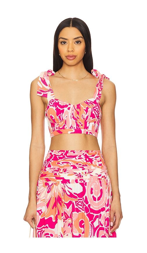 Carla Top in Pink. - size M (also in S, XS) - Poupette St Barth - Modalova