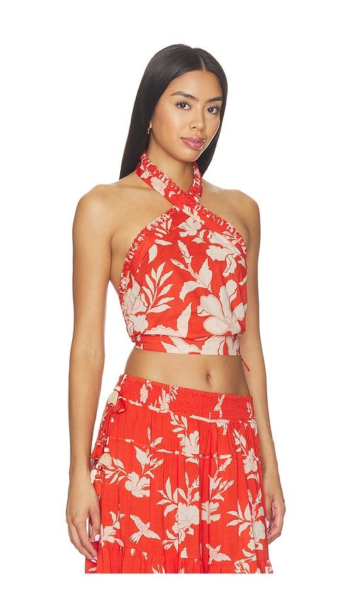 Suma Top in Orange. - size L (also in M, S, XS) - Poupette St Barth - Modalova