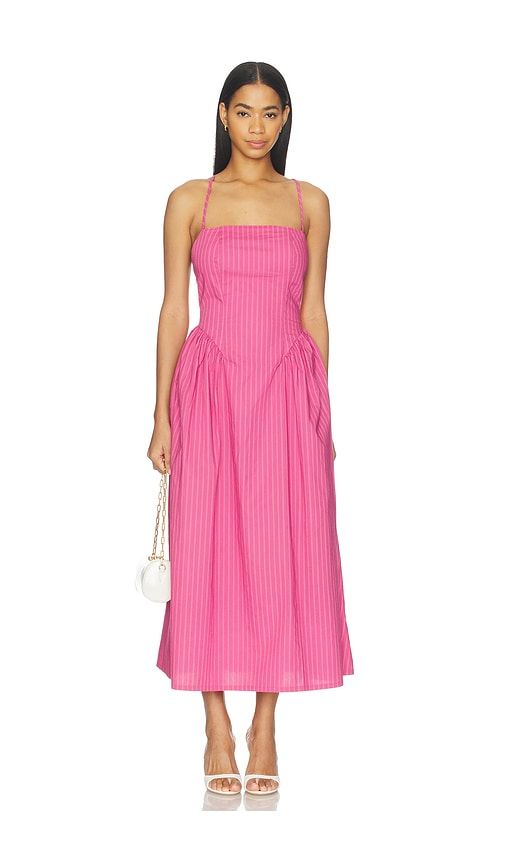 Sadee Open Back Dress in Pink. - size M (also in S) - PISTOLA - Modalova