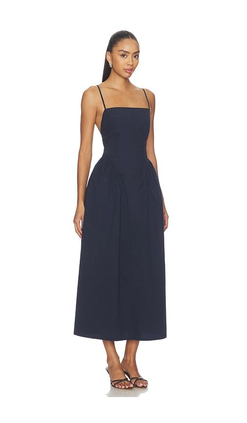 Sadee Open Back Dress in Navy. - size L (also in M, S, XS) - PISTOLA - Modalova