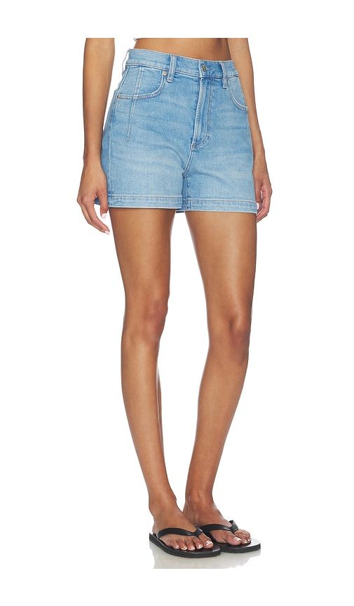 Aoki High Rise A-Line Shorts in Blue. - size 23 (also in 24, 25, 26, 27, 28, 29, 30, 31, 32) - PISTOLA - Modalova