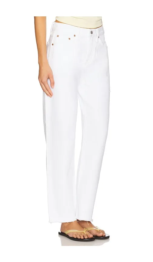 Lexi Mid Rise Bowed Straight in White. - size 25 (also in 28, 29, 30, 31) - PISTOLA - Modalova