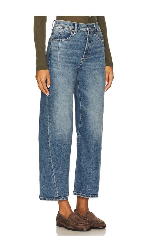 Kyra High Rise Bowed Ankle Jeans in Blue. - size 27 (also in 29) - PISTOLA - Modalova