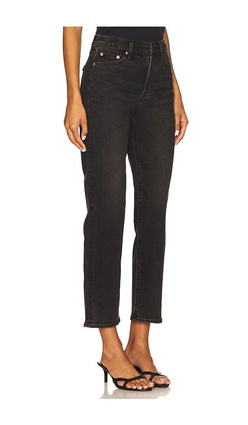 Charlie High Rise Classic Straight Ankle Jeans in Black. - size 28 (also in 29) - PISTOLA - Modalova