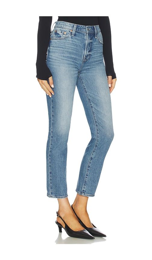Bri Ankle High Rise Slim Straight Jeans in Blue. - size 28 (also in 29, 30) - PISTOLA - Modalova
