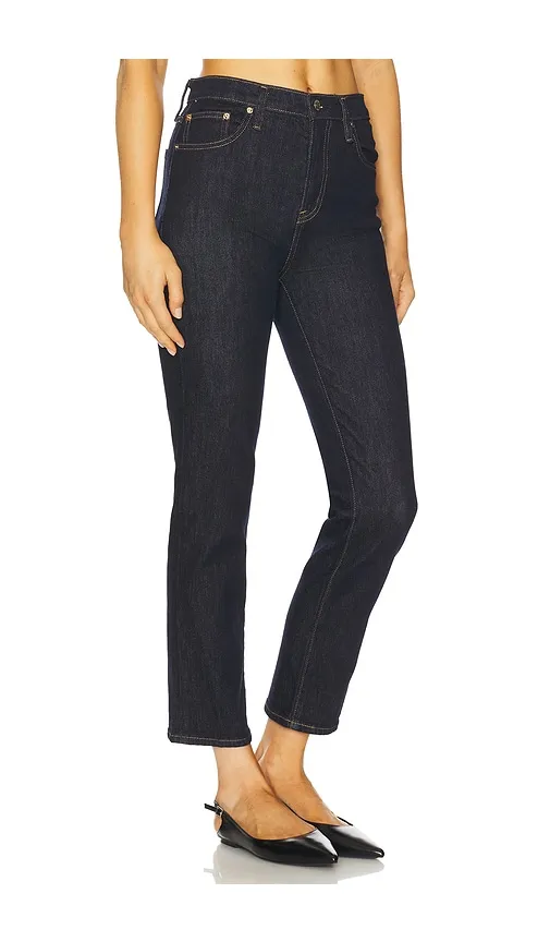Bri High Rise Slim Straight Ankle Jeans in Blue. - size 25 (also in 27, 31) - PISTOLA - Modalova