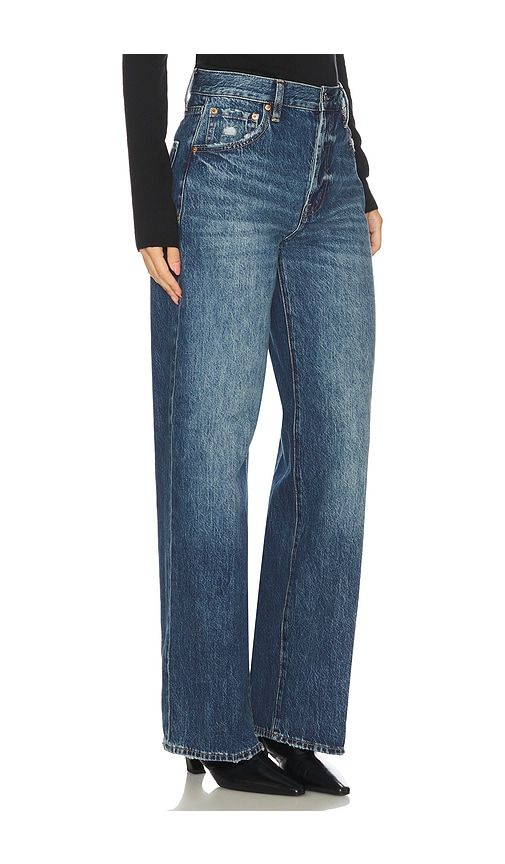 Tate High Rise Bowed Wide Jeans in Blue. - size 25 (also in 26, 27) - PISTOLA - Modalova