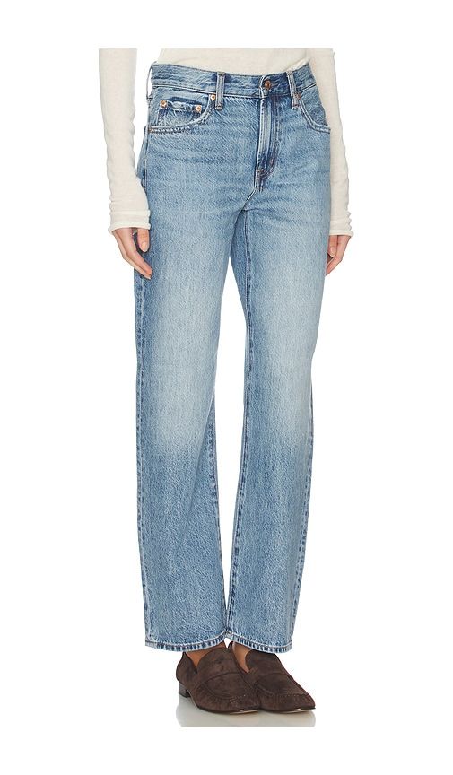 Lexi Mid Rise Bowed Straight Jeans in Blue. - size 27 (also in 31, 32) - PISTOLA - Modalova