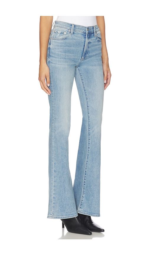 Kinsley Mid Rise Ultra Flare Jeans in Blue. - size 32 (also in 33) - PISTOLA - Modalova