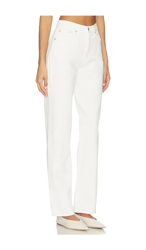 Cassie Super High Rise Straight Jeans in White. - size 29 (also in 32, 33) - PISTOLA - Modalova