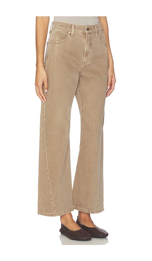 Kyra High Rise Bowed Wide Jeans in Brown. - size 29 (also in 30, 31) - PISTOLA - Modalova