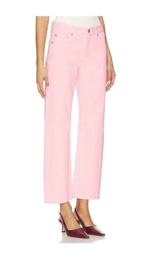 Lexi Mid Rise Bowed Straight Jeans in Pink. - size 28 (also in 29, 31) - PISTOLA - Modalova