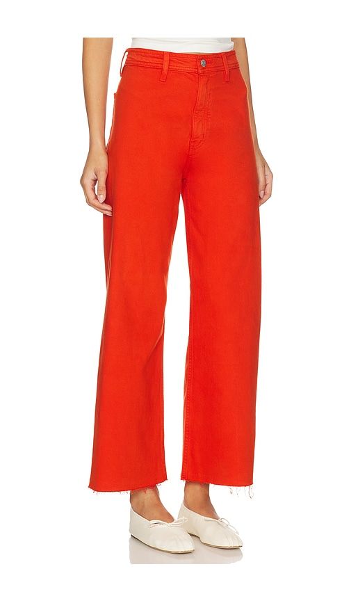 Penny Crop High Rise Wide Leg Jeans in Red. - size 26 (also in 27) - PISTOLA - Modalova