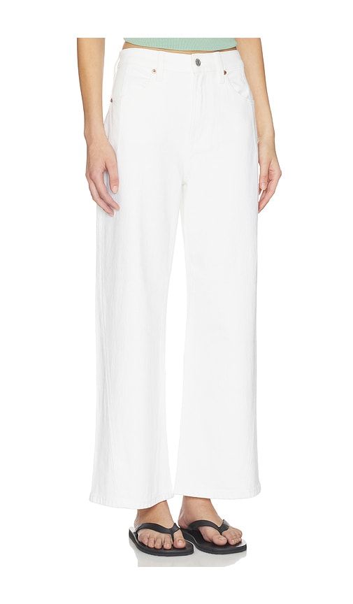 Kyra Ankle High Rise Bowed Ankle Jeans in White. - size 27 (also in 28, 33) - PISTOLA - Modalova