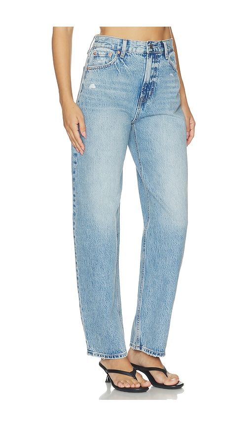 Wes High Rise Barrel Jeans in Blue. - size 23 (also in 24, 25, 26, 27, 29, 30) - PISTOLA - Modalova