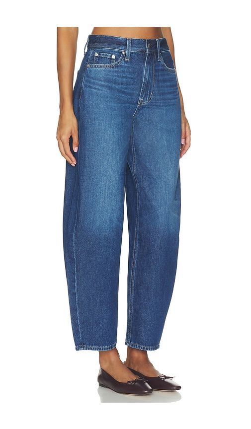 Sacha High Rise Relaxed Barrel Jeans in Blue. - size 24 (also in 25, 26, 27, 28, 29, 30) - PISTOLA - Modalova
