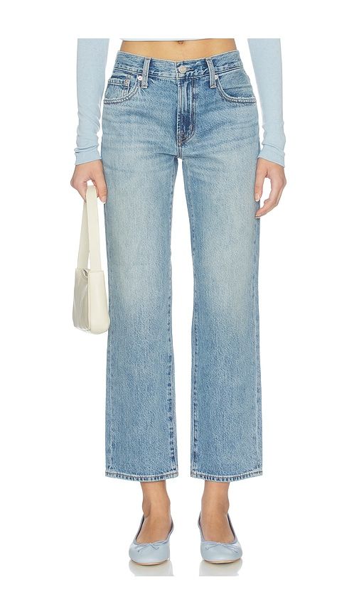 Issa Mid Rise Relaxed Ankle Straight Jeans in Blue. - size 23 (also in 24, 25, 26, 27, 28, 29, 30, 33) - PISTOLA - Modalova