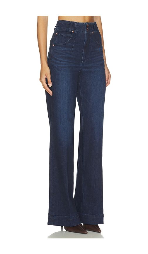 Lana Double Button Wide Leg Jeans in Blue. - size 23 (also in 24, 25, 26, 27, 28, 29, 31, 32, 33) - PISTOLA - Modalova