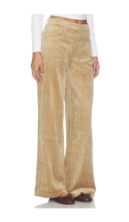 Jadyn Long Slung Palazzo Pant in Brown. - size 23 (also in 24, 25, 26, 27, 28, 29, 32) - PISTOLA - Modalova