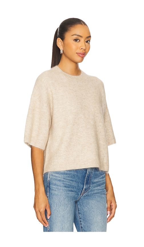 Shiloh Boxy Crewneck Sweater in Beige. - size L (also in XL) - PISTOLA - Modalova