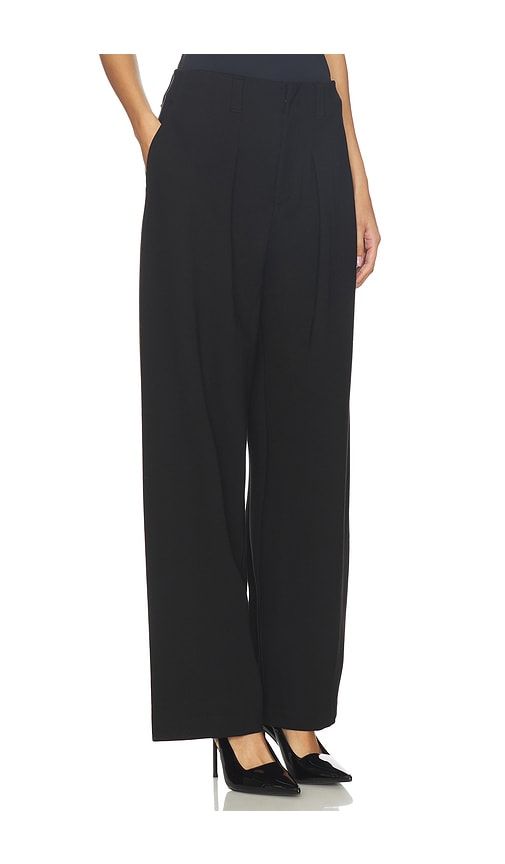 Eden Pleated Ponte Trouser in Black. - size 24 (also in 25, 26, 27, 28) - PISTOLA - Modalova