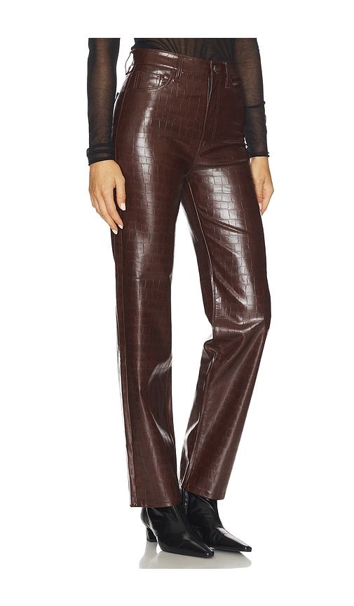 Cassie Super High Rise Straight in Brown. - size 26 (also in 29) - PISTOLA - Modalova