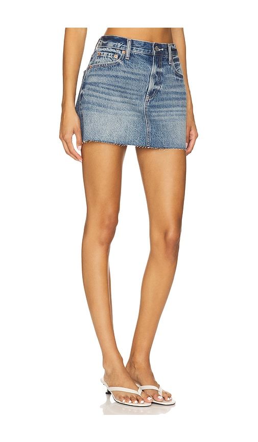 Daisy Low Slung Mini Skirt in Blue. - size 26 (also in 29, 30, 31) - PISTOLA - Modalova