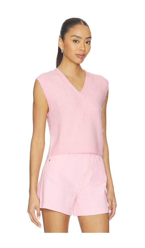 Maxine Sweater Vest Top in Pink. - size L (also in M, S, XL, XS) - PISTOLA - Modalova