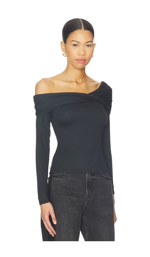 Lyra Off Shoulder Top in Black. - size M (also in S) - PISTOLA - Modalova
