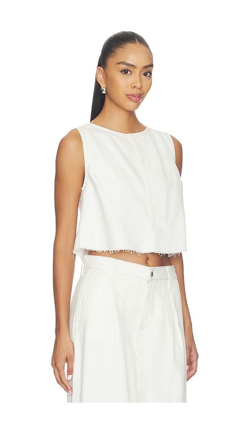 Rue Crop Top in White. - size L (also in M, S, XL, XS) - PISTOLA - Modalova