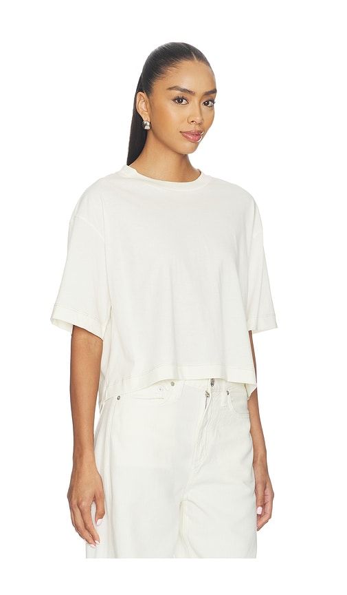 Mae Cropped Tee in White. - size M (also in S, XS) - PISTOLA - Modalova