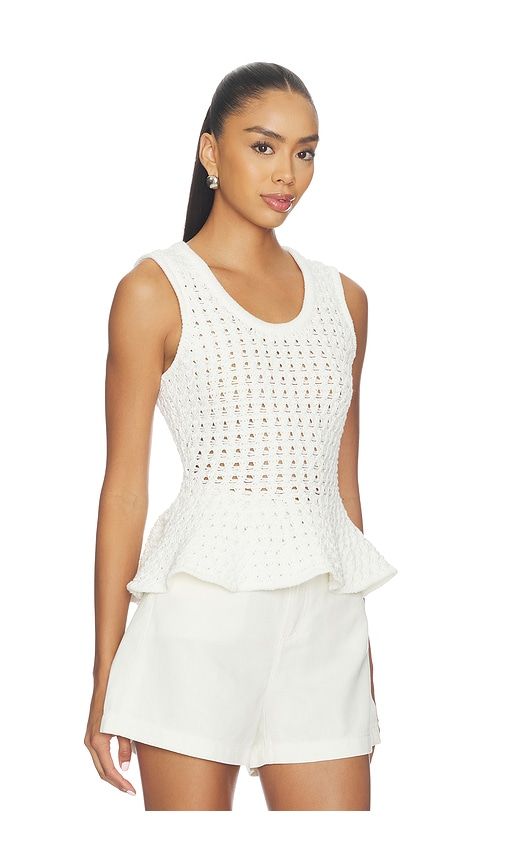 Anna Peplum Sweater Tank in . - size L (also in M, S) - PISTOLA - Modalova