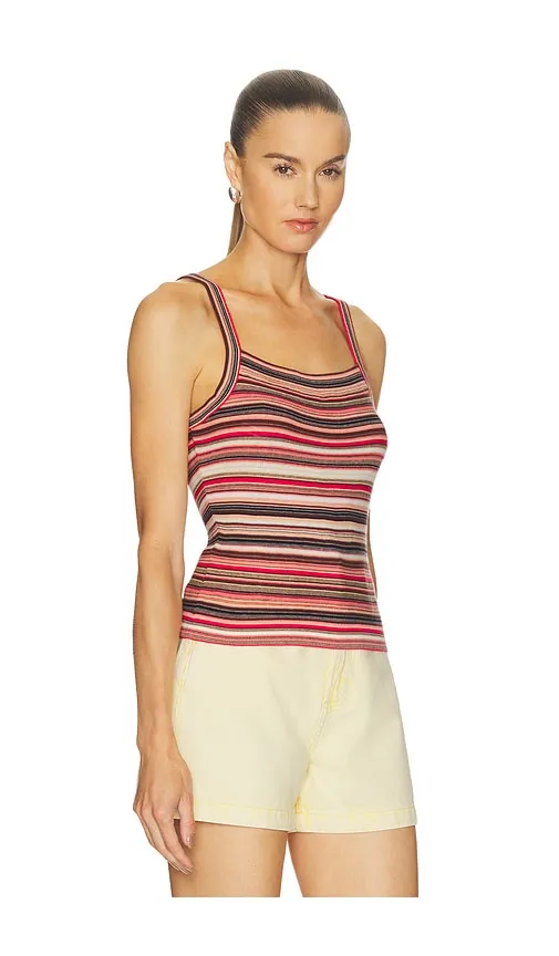 Frannie Sweater Tank in Coral. - size L (also in M, S) - PISTOLA - Modalova