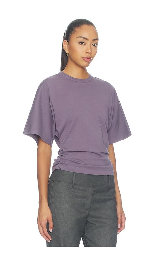 Veronica Kimono Sleeve Fitted Tee in Purple. - size L (also in M, S, XL, XS) - PISTOLA - Modalova