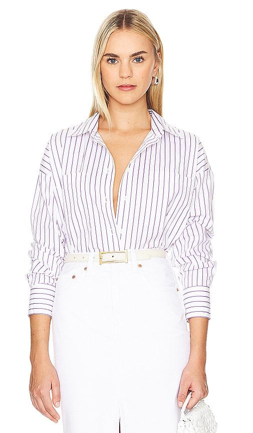 Rena Button Up Top in White. - size M (also in S) - PISTOLA - Modalova