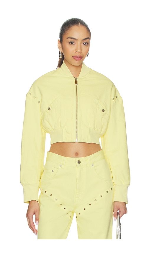 Rebelni Denim Jacket in Yellow. - size L (also in M, S, XS) - Palmatic Studio - Modalova