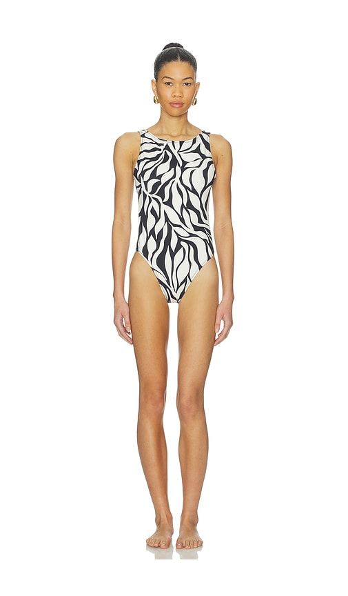 Lauren One Piece Swimsuit in Black,White. - size S (also in XL) - POST SWIM - Modalova