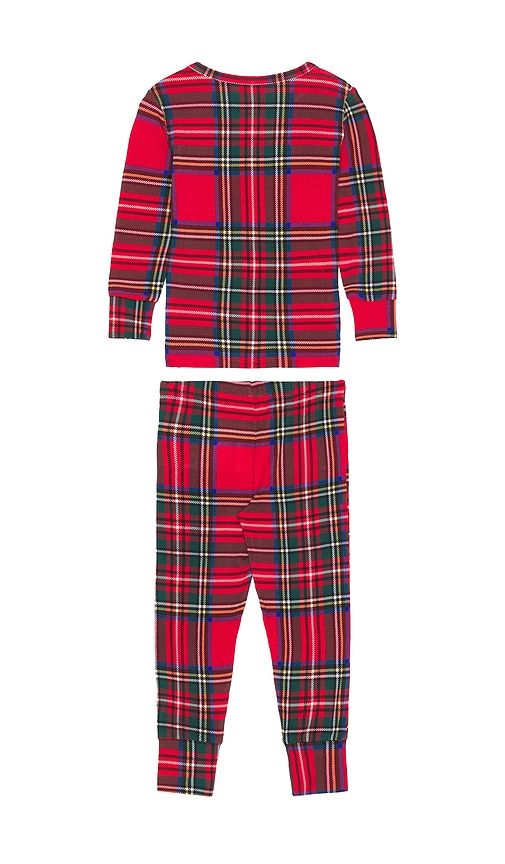 Kids Long Sleeve Basic Pajama in Red. - size 2T (also in 3/4T, 5/6T, 7/8) - Posh Peanut - Modalova