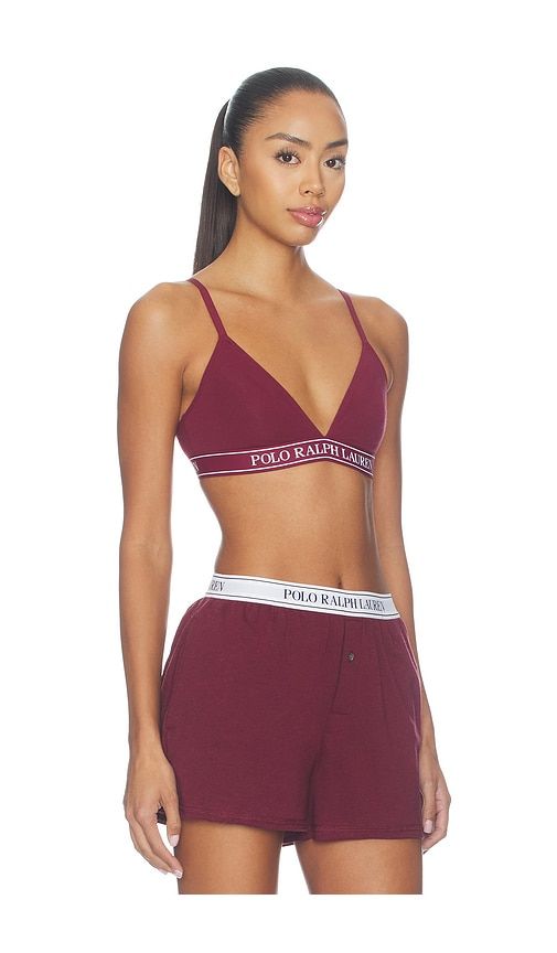 Polo Essentials Triangle Bralette in Red. - size L (also in M, S, XS, XXL) - Polo Ralph Lauren Intimates - Modalova