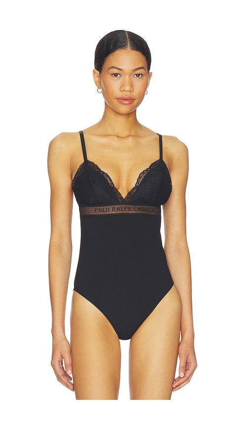 Triangle Bodysuit in Black. - size L (also in XL, XS) - Polo Ralph Lauren Intimates - Modalova