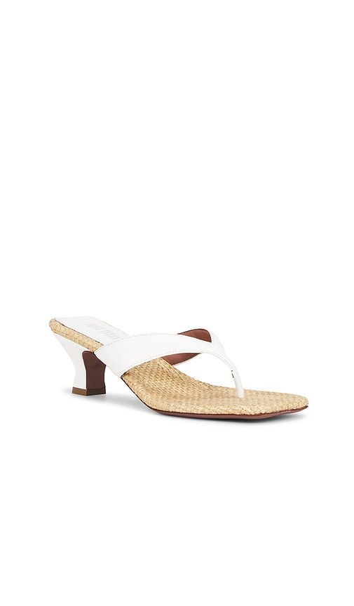 Portofino Mule Sandal in White. - size 39 (also in 40) - Paris Texas - Modalova