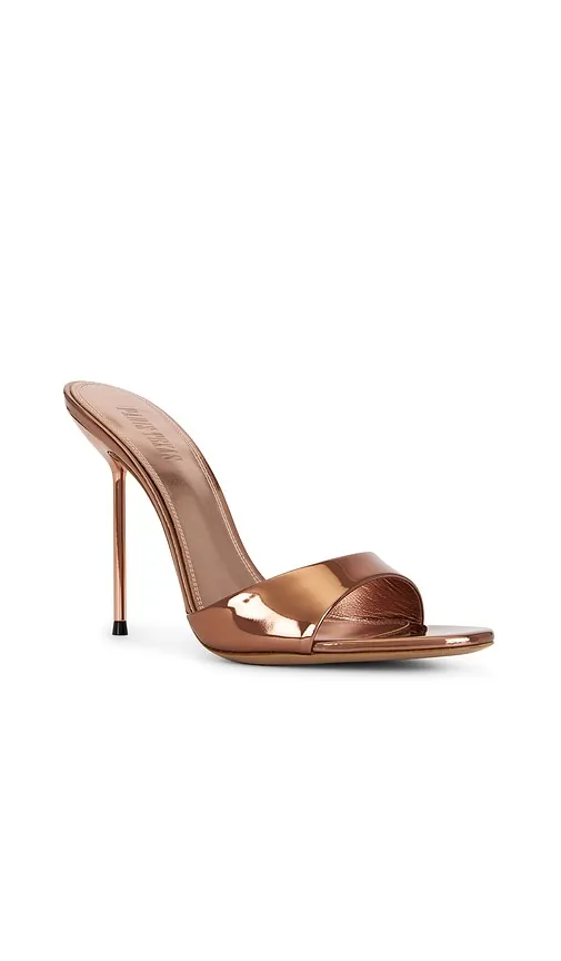 Lidia Mule in Metallic Bronze. - size 37 (also in 38, 40) - Paris Texas - Modalova