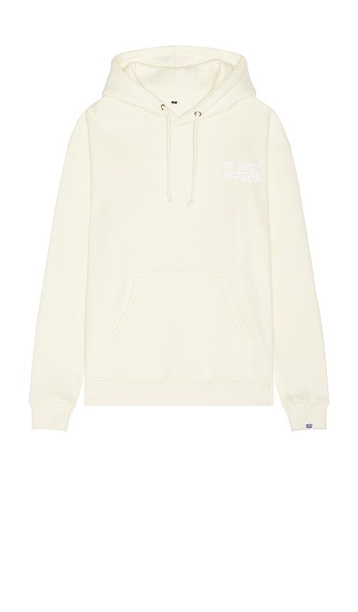 Do Not Disturb Hooded Sweatshirt in Cream. - size L (also in M, S, XL/1X) - PrettyBoy - Modalova