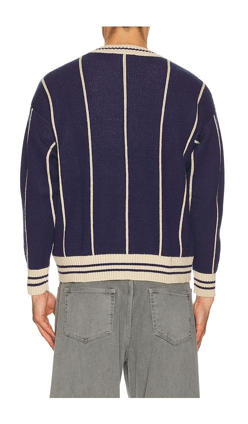 Knitted Cardigan in Navy. - size L (also in M, S, XL/1X) - Pas Une Marque - Modalova