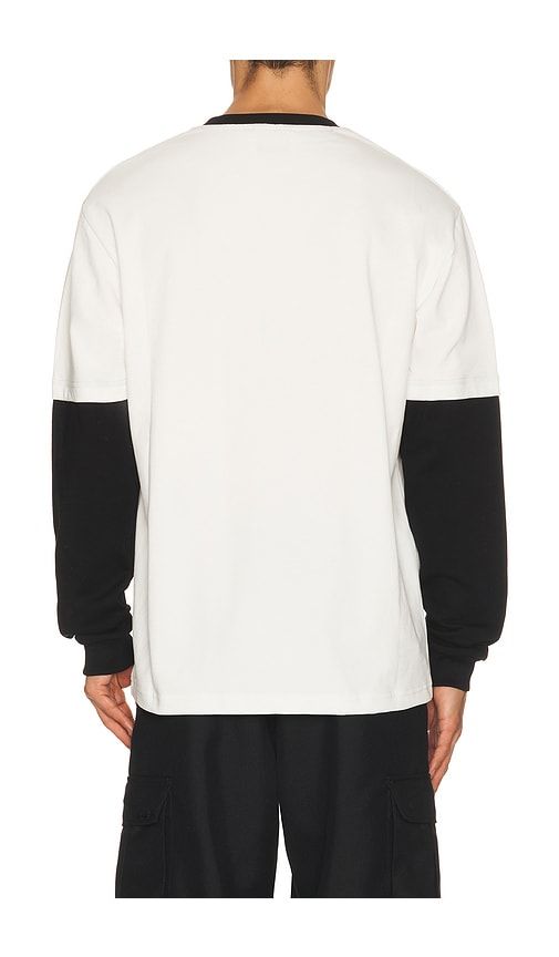 Long Sleeve Tee in & White. - size S (also in M, L, XL/1X) - Pas Une Marque - Modalova