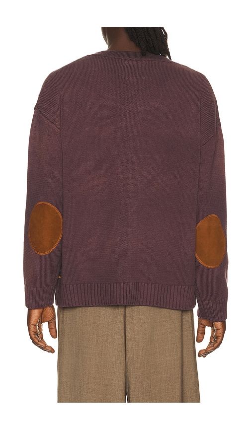 Horse Jacquard Cardigan in Purple. - size L (also in XL/1X, XXL/2X) - Found - Modalova
