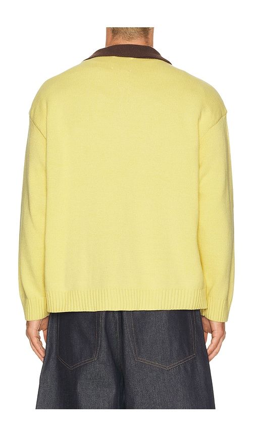 Floral Sun Knit Sweater in Yellow. - size L (also in M, XL/1X, XXL/2X) - Found - Modalova