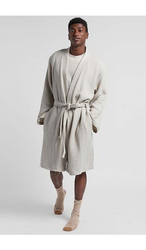 Cloud Cotton Robe in Cream. - size S (also in ) - Parachute - Modalova